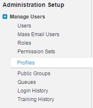 Managing Users' Profiles